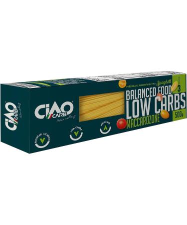 Ciao Carb Stage 3 Maccarozone High Protein Pasta - Spaghetti 500g - Buy Online on GoSupps.com
