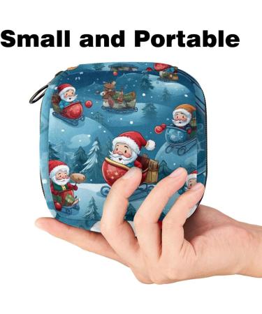 Muoooum Women s Band Storage Bags - Santa Claus Sled Patterns | Portable Menstrual Cup & Bandages | Ideal for Teens & First Periods - Color 4 - Buy Online on GoSupps.com