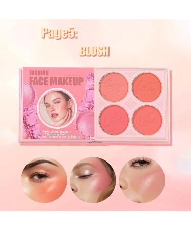 Makeup Eyeshadow Palette Shimmering Pigmented Eyeshadow Palette Rose Gold Bronze Cream | Face Makeup for Women Girls Valentine's Day Wedding Travel Party - Buy Online on GoSupps.com