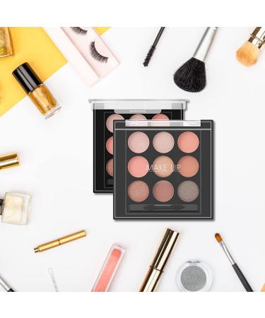 9 Color Eyeshadow Pallet | Shimmer Eyeshadow Palette Shimmer Eye Shadows Nude and Earth Tones Eye Shadow Long Lasting 02# - Buy Online on GoSupps.com