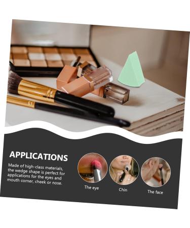 Mikinona 2 Sets Triangular Sponge Puff Makeup Blender Sponge Foundation Makeup Pads Makeup Supplies Mixture Blender Makeup Latex Sponge Face Triangle Puff Beauty Tools Makeup Puff Emulsion 8.00X8.00X2.00CM Assorted Color - Buy Online on GoSupps.com