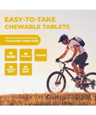 Pomona Wellness Vitamin D3 & K2 Chewable Tablets - 2000IU D3, 75mcg K2 MK-7 - Bone, Immune & Heart Support - Vegan & Non-GMO - 90 Count - Buy Online on GoSupps.com