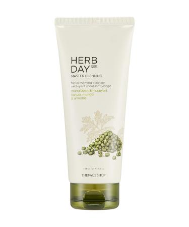 THE FACE SHOP Herb Day 365 Cleansing Foam Mung Bean