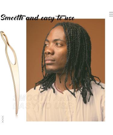 WILLBOND 4 Pieces Sisterlock Retighten Tool Dreadlock for Hair Crochet Needle Loc Dreads Dread Extensions Styling Tools Maintenance (Rose Gold Gold) - Buy Online on GoSupps.com
