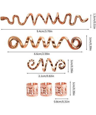 Celtic Hairpin - Celtic Hair Barrette - Retro Hair Clips Jewelry Minimalist Hair Accessories for Women and Girls Wynott Rose Gold - Buy Online on GoSupps.com