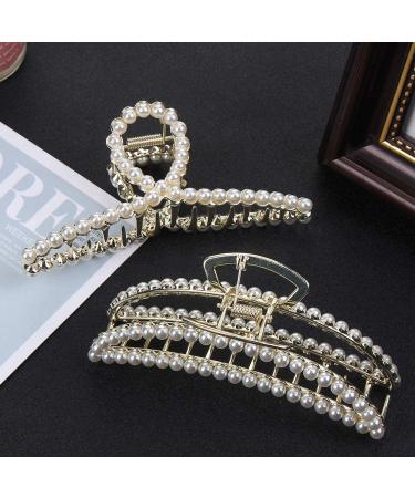 7 Pack Butterfly and Pearl Hair Clips Set for Women - Chic Hair Accessories for Thin, Thick, Curly Hair - Perfect Valentine's Day Gift for Mom, Wife, Daughter, Girlfriend - Buy Online on GoSupps.com