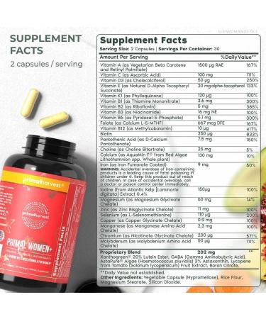 Primal Creatine Powder + Primal Women+ Multivitamin Bundle | 2-Pack | Support Strength Recovery Energy & Women s Wellness | 30 Servings Each - Buy Online on GoSupps.com