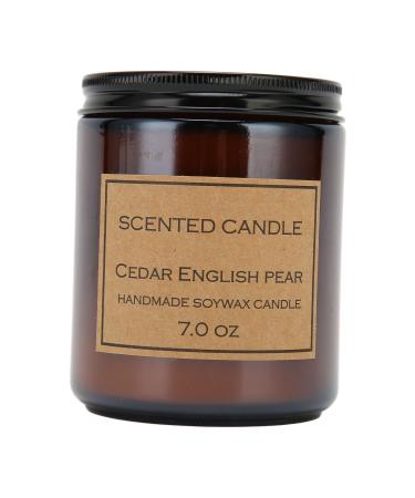 Retro Elegant Scented Candle with Soy Wax Bland Fragrance Vanilla Candles for Odour Removal & Aromatherapy Ideal for Family Gatherings Bedroom Office Bar