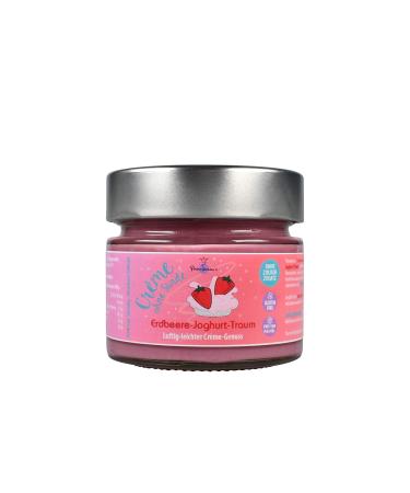 Principessa's Cr me without sin strawberry-yoghurt dream WITHOUT added sugar and WITHOUT palm oil 150g Strawberry-yoghurt dream 150 g