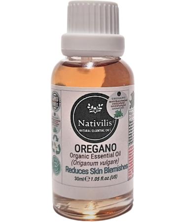Nativilis Oregano Organic Essential Oil 30 ml (Origanum vulgare) - antioxidant antifungal anti-inflammatory properties weight management reduces skin blemishes - Copaiba Properties - Buy Online on GoSupps.com