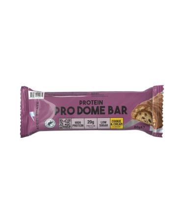 Accelerate Nutrition Pro Dome Bar Cookie & Cream Proteinrich Bars with Crispy Texture 60 grams