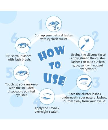 KevKev Overnight Lash Sealer - 7ml Black Lash Sealant for DIY Extensions | Extend Lash Wear Up to 14 Days | Easy to Remove Silicone Brush | Cluster Lash Seal - Buy Online on GoSupps.com