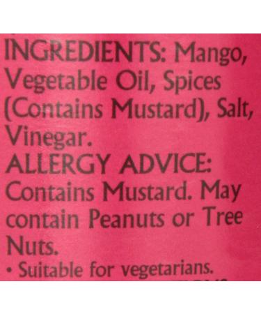 Patak's Indian Style Mango Pickle Authentic Indian Flavours Vegan Gluten Free 284ml - Buy Online on GoSupps.com