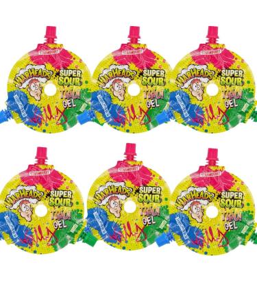 Warheads Super Sour Trio Gel Wheel 51g - Sour fruit flavoured gel candy (06 Packs) - Buy Online on GoSupps.com