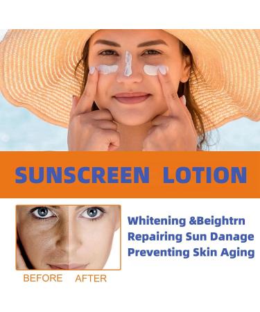 Sun Cream SPF 90 Face Sunscreen Suncream for High Sun Protection SPF 90 Face Moisturiser Hydrating Sunscreen Lotion Waterproof Sun Cream Against UVA & UVB Powerful Sun Lotion Sunscreen for Daily Use - Buy Online on GoSupps.com