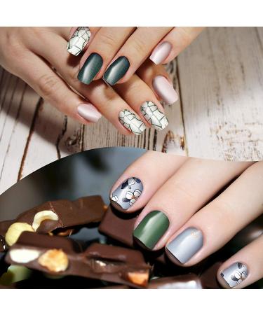 16 Sheets Flower Style Nail Polish Stickers & Nail Files for DIY Manicure - Elegant Self-Adhesive Nail Design Decals for Women and Girls - Buy Online on GoSupps.com