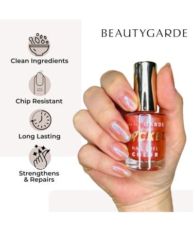Buy BeautyGARDE Rocket Fuel Longwear Nail Polish - Opal | Strengthens & Promotes Growth | Cruelty-Free Vegan 21-Free - 0.5 Oz - Buy Online on GoSupps.com