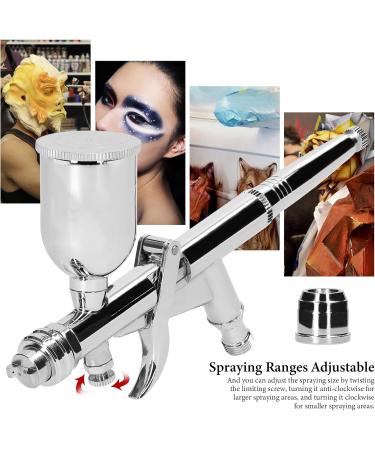 HOYYT Airbrush Kit T217A Airbrush Kit 0.5mm Air Brush Set with 15CC Paint Fluids Cups for Car Model DIY Painting Makeup Nail Art Cake Decorating Design - Buy Online on GoSupps.com