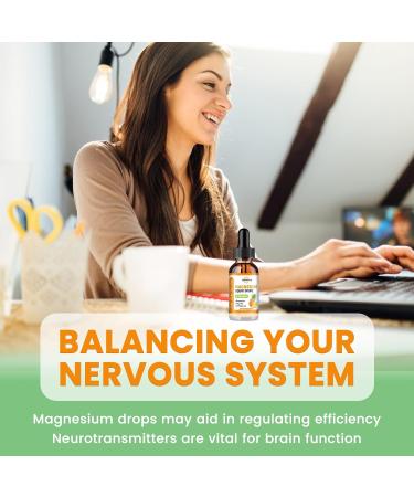 Magnesium Glycinate Liquid Drops 1000mg of Liquid Magnesium Complex Supplement for Sleep Nerve Energy Muscle Bone Calm & Digestion High Absorption 2 Fl Oz Sugar-Free Pineapple Flavor Pineapple 2 Fl Oz (Pack of 1) - Buy Online on GoSupps.com