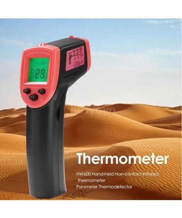 Garosa Industrial Non Contact Digital Temperature Gun -50 to 600 with LCD Display for Cooking HVAC Engineering -58 to 1112 F (Red) - Buy Online on GoSupps.com
