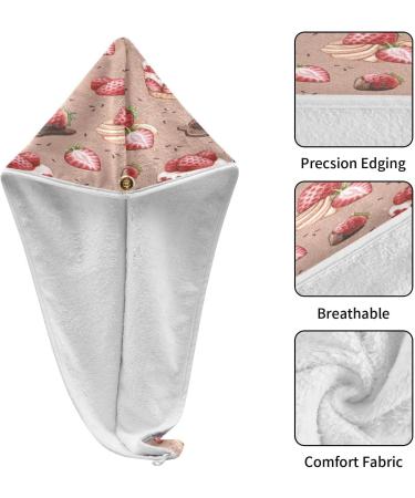 Buy Sweets Dry Hair Cap - 2 Piece Quick Drying Towel Set with Button Headband | Super Absorbent & Comfortable for Every Hair Type - International Shipping Available - Buy Online on GoSupps.com