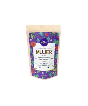 Alibu Loose Leaf Herbal Tea - Mujer - Certified Vegan 100% Natural Tea Certified Kosher - 25 Cups Mujer (Woman) - Buy Online on GoSupps.com