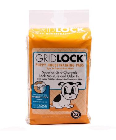 GOGO Gridlock Puppy Pee Pads with Adhesive - 30 Count - Buy Online on GoSupps.com