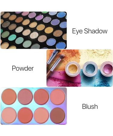 VANANA DIY Magnetic Eyeshadow Palette Makeup Palette with Mirror for Eyeshadow Lipstick Blush Highlighter Storage with 12 Pieces of Round Metal Pans (15x10cm - Without Grids Black - with Mirror) 15x10cm - Without Grids Black - with Mirror - Buy Online on GoSupps.com