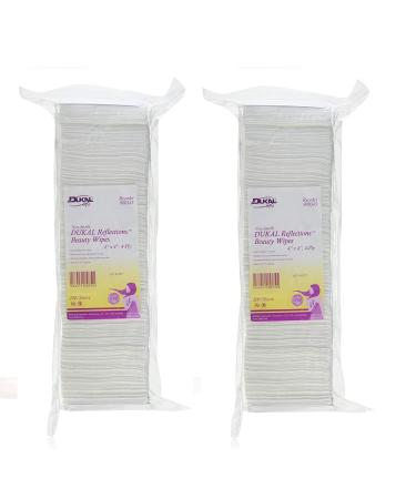 Non-Sterile - DUKAL Reflections Beauty Wipes - Latex Free (4-Ply) (4 x 4) - 200 count (2 Pack)