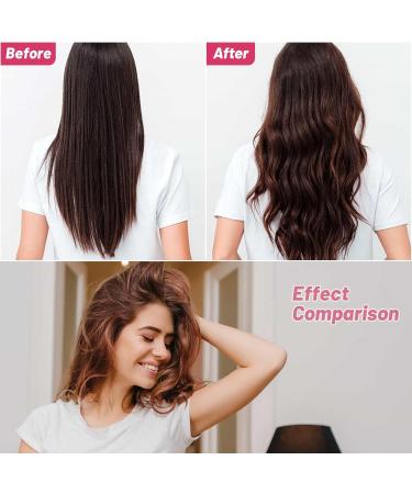 Jumbo Hair Rollers Set - 24 Pieces for Voluminous Long Thick Hair | 12 Large Rollers & Clips - Hot Pink - Buy Online on GoSupps.com