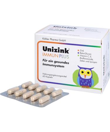 Unizink Immune Plus Capsules | Boost Your Immunity | International Shipping Available - Buy Online on GoSupps.com