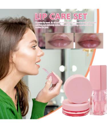 Lip Care Kit - 3 Pieces - Moisturizing Lip Cream - Lip Balm for Hydrating Lips - Chapstick Kit to Enhance Lip Color for Men and Women - Buy Online on GoSupps.com