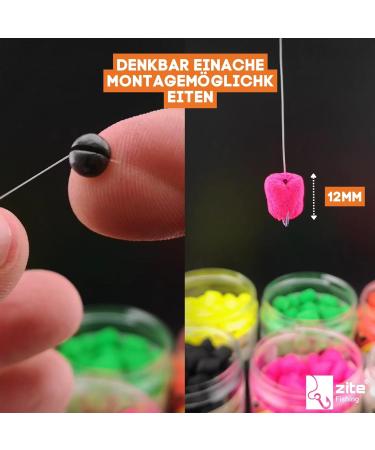 Zite Fishing Troutmallows - Premium Marshmallow Bait for Trout - 40g - Vibrant Colors & Intense Flavors - Perfect for Combination with Natural Baits - 6 Series Mix Bundle - Buy Online on GoSupps.com