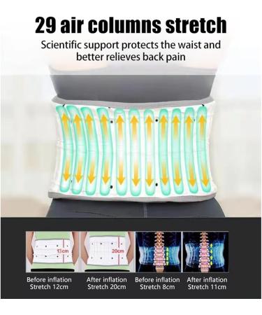 Decompression Belt for Lumbar Support | Adjustable Air Massage Belt for Herniated Disc & Back Pain Relief - International Shipping Available - Buy Online on GoSupps.com