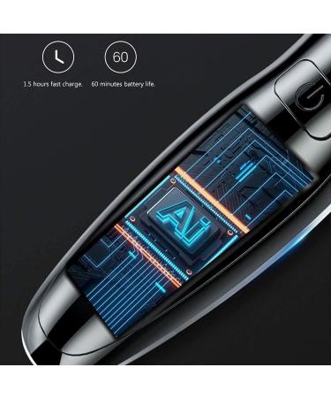 Buy Waterproof Electric Razor for Men - Cordless Rotary Shaver USB Rechargeable Includes Nose Hair Trimmer & Facial Cleansing Brush - Buy Online on GoSupps.com