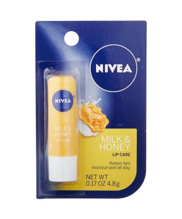 Buy Nivea Lip Care A Kiss of Milk and Honey - Natural Defense (Pack of 6) | Fast International Shipping - Buy Online on GoSupps.com
