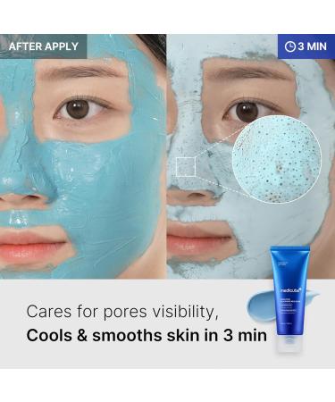 Medicube Zero Pore Blackhead Mud Facial Mask - Skin Cooling & Pore Tightening - 3 Minute Quick Dry Formula with AHA BHA PHA and Pore-Purifying Clay - Korean Mud Mask 3.52 oz - Buy Online on GoSupps.com