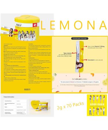 Kyung Nam Pharm Twice LEMONA Vitamin C 500mg - 140g (2gx70 Sticks) - Buy Online on GoSupps.com