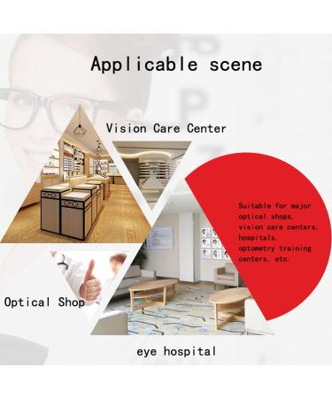 Optometry Equipment Accessories Forehead Chin Rest Automatic Refraction Accessories with Adjustment Knob Computer Vision Training Bracket for Optical Shops Optometry Shops Eye Hospitals - Buy Online on GoSupps.com