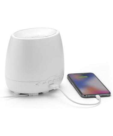 iHome Zenergy Aroma Dream Aromatherapy Diffuser Alarm Clock | Sound Therapy, 12 Soothing Sounds, White Noise | Aroma Sound Timers | Anti-Anxiety, Stress Relief - Buy Online on GoSupps.com