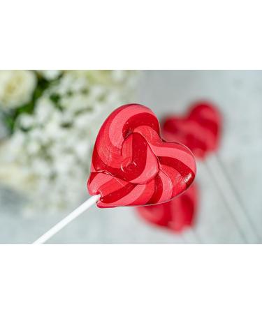 Strawberry Daiquiri Love Heart Lollipops 35g 1 Lollipop (1) - Buy Online on GoSupps.com