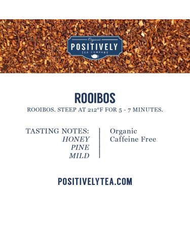 Organic South African Red Rooibos Tea - Loose Leaf 16oz - Positively Tea Co - Buy Online on GoSupps.com