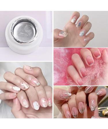 Chrome Nail Polish 3PCS Metallic Gel Nail Polish 3 Grams Fast Drying Metallic Nail Polish Long Lasting 3D Gel Nail Art Chrome Gel Polish Beauty Supplies - Buy Online on GoSupps.com