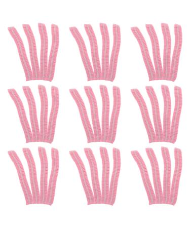 DOITOOL 100Pcs Disposable Bouffant Caps Nonwoven Hair Net Hat Anti Dust Head Cover for Medical Labs Nurse Tattoo Hospital Pink