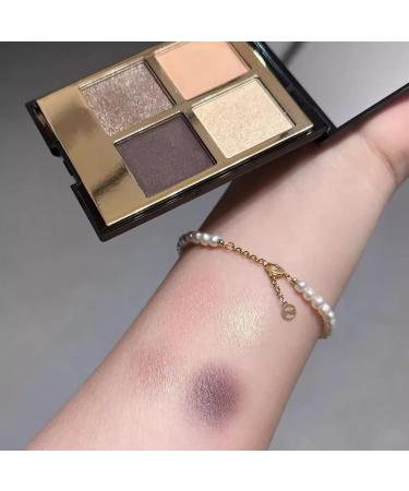 bark Erinde Eyeshadow Palette 4 Colors Matte & Glitter Water Resistant Long Lasting Eye Shadow Palette Highly Pigmented Eye Makeup Palette 02 - Buy Online on GoSupps.com