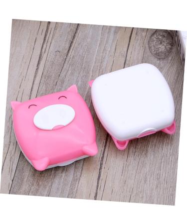 Buy Healifty 6pcs Cartoon Lens Storage Case - Piglet Design Lens Container & Medium Accompanying Box for International Shipping - Buy Online on GoSupps.com