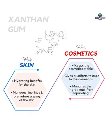 Organic Non-GMO Xanthan Gum (480gm) - Gluten-Free | Premium Quality Emulsion Stabilizer, Film-Forming Agent, Binder | Cosmetic Grade - Buy Online on GoSupps.com