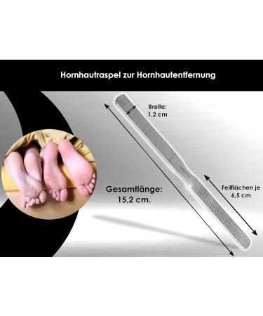 Professional Callus File & Rasp Set - Ultimate Foot Care Tool with Storage Case | Effective Callus Remover for Smooth Feet - Buy Online on GoSupps.com