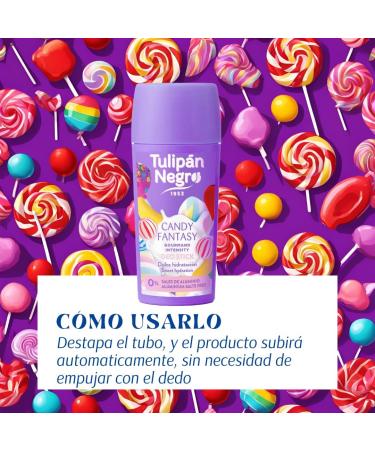 Black Tulip Fancy Candy Deodorant Stick 0% Aluminum Salts 50 ml - Buy Online on GoSupps.com