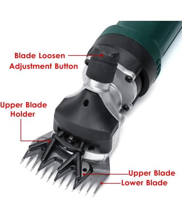 Electric Sheep Shearing Goats Set 690W 6 Speed 13 Teeth For Farm Goats Alpaca Llamas Angora Rabbits Camels Horse Pet Clipper Cutter 220V - Buy Online on GoSupps.com